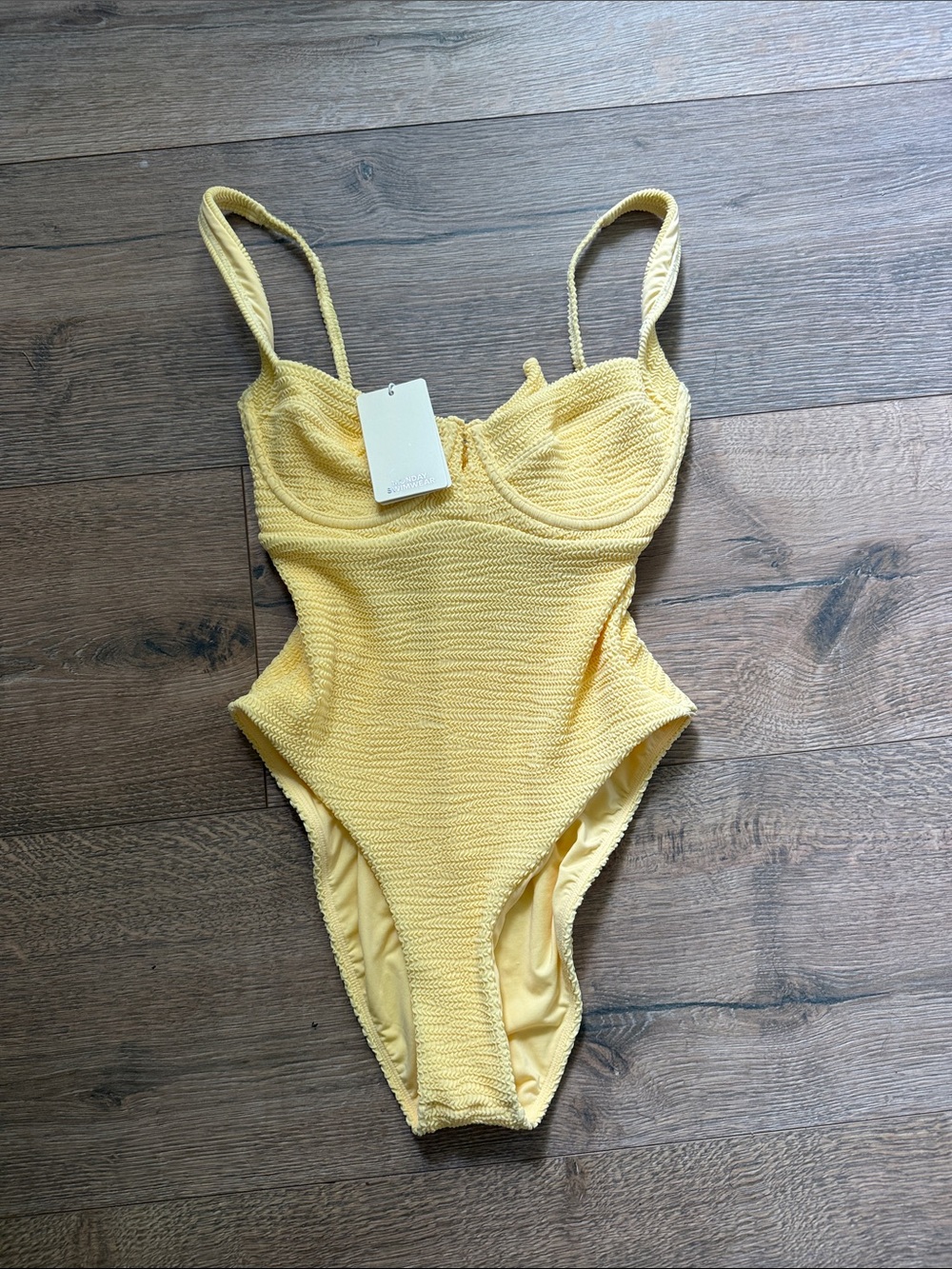 Monday Swimwear Bathing Suit in Honey